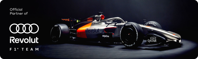 Official Partner of Audi Revolut F1® Team
